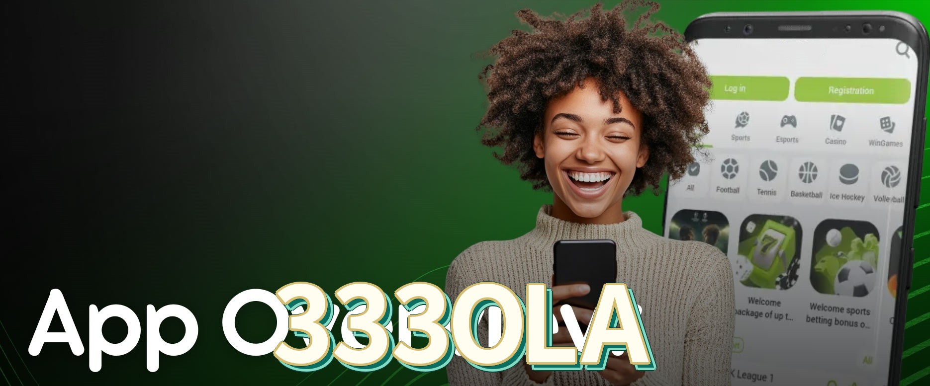333OLA Logo - Bônus de Cadastro